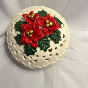 Vintage Holiday Collection Potpourri Holder Christmas